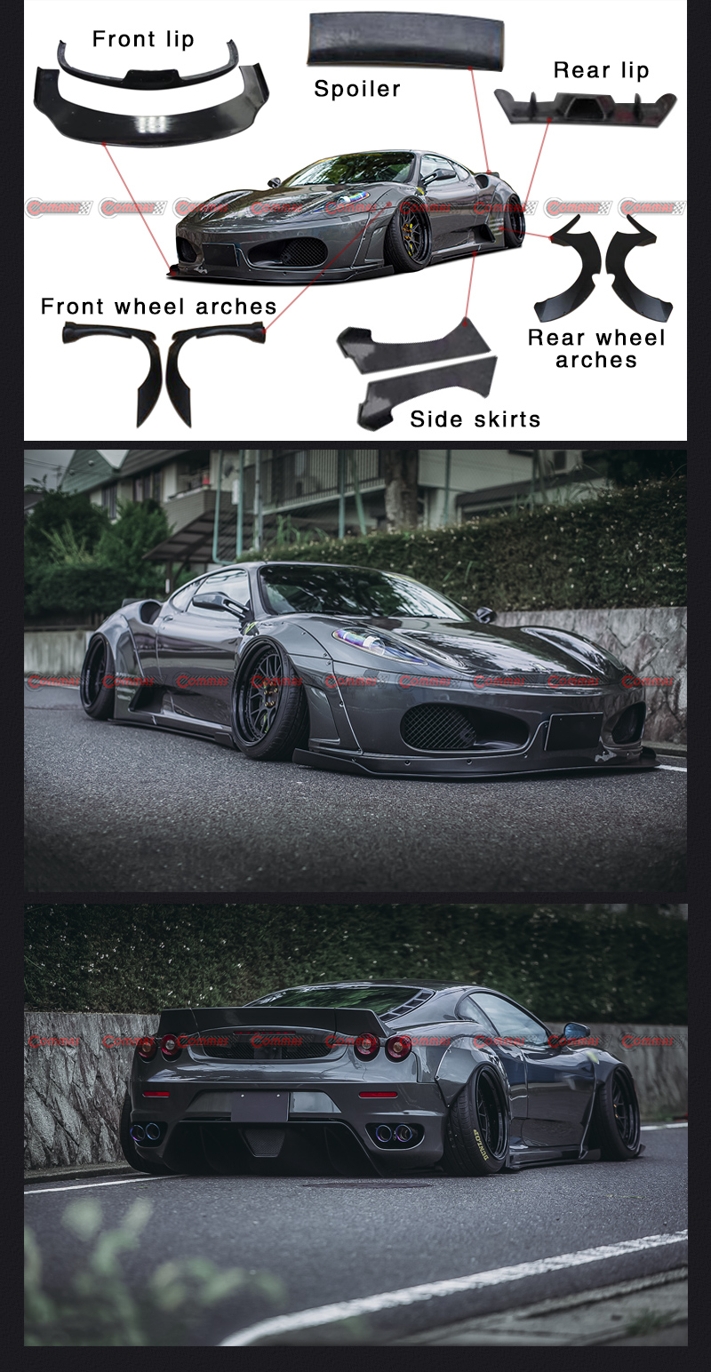 kit carrozzeria stile liberty walk f430