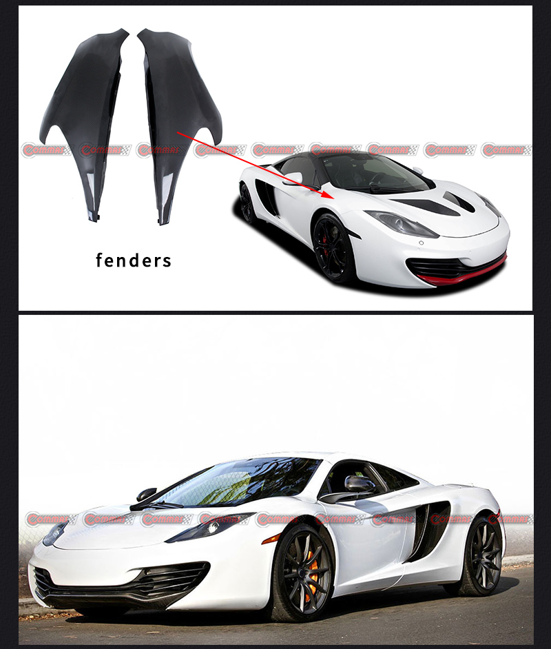 parafanghi anteriori originali mclaren mp4