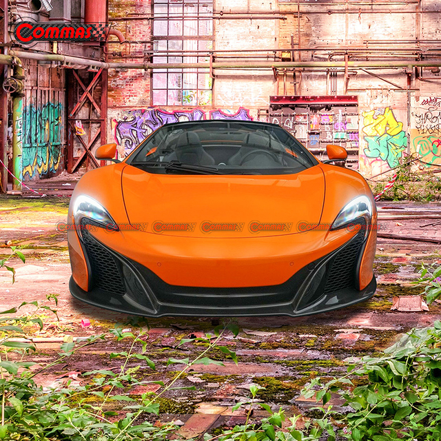 Labbro anteriore in fibra di carbonio stile OEM per Mclaren 650S