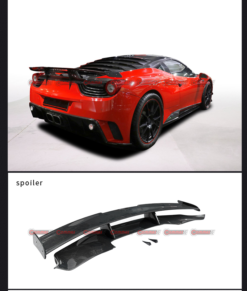 f458 spoiler posteriore Mansory