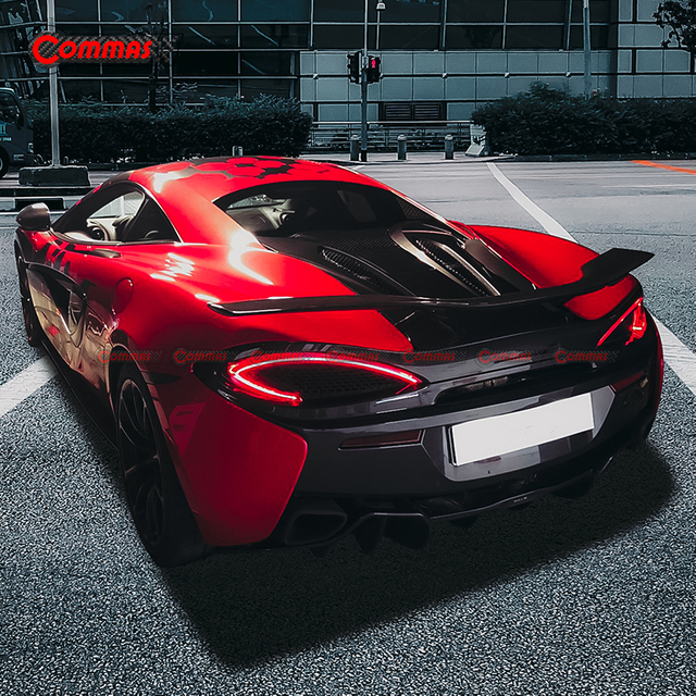 Spoiler alettone posteriore in fibra di carbonio stile Novitec per Mclaren 540S 570S 570GT