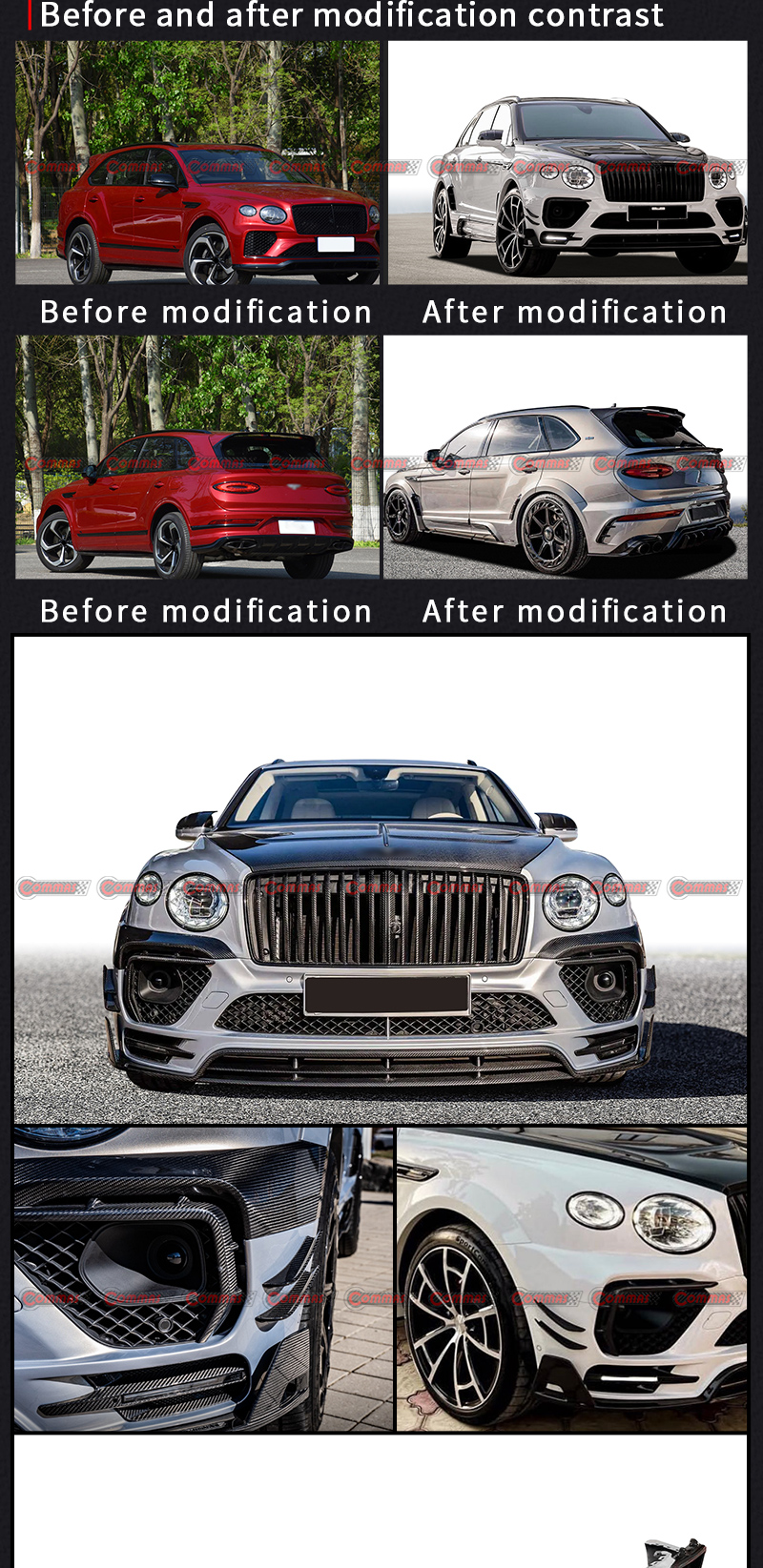 bentley bentayga mansory corpo largo cit