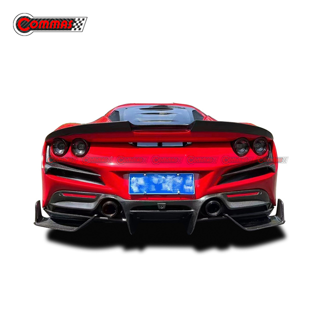 Spoiler in fibra di carbonio stile Mansory per Ferrari F8