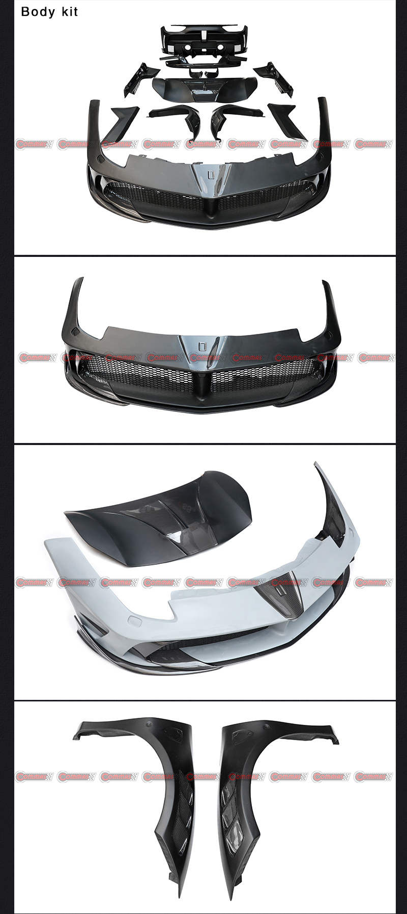 kit carrozzeria mansory ferrari 488