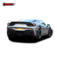 Ala posteriore Ducktail in fibra di carbonio stile Vorsteiner per Ferrari 458