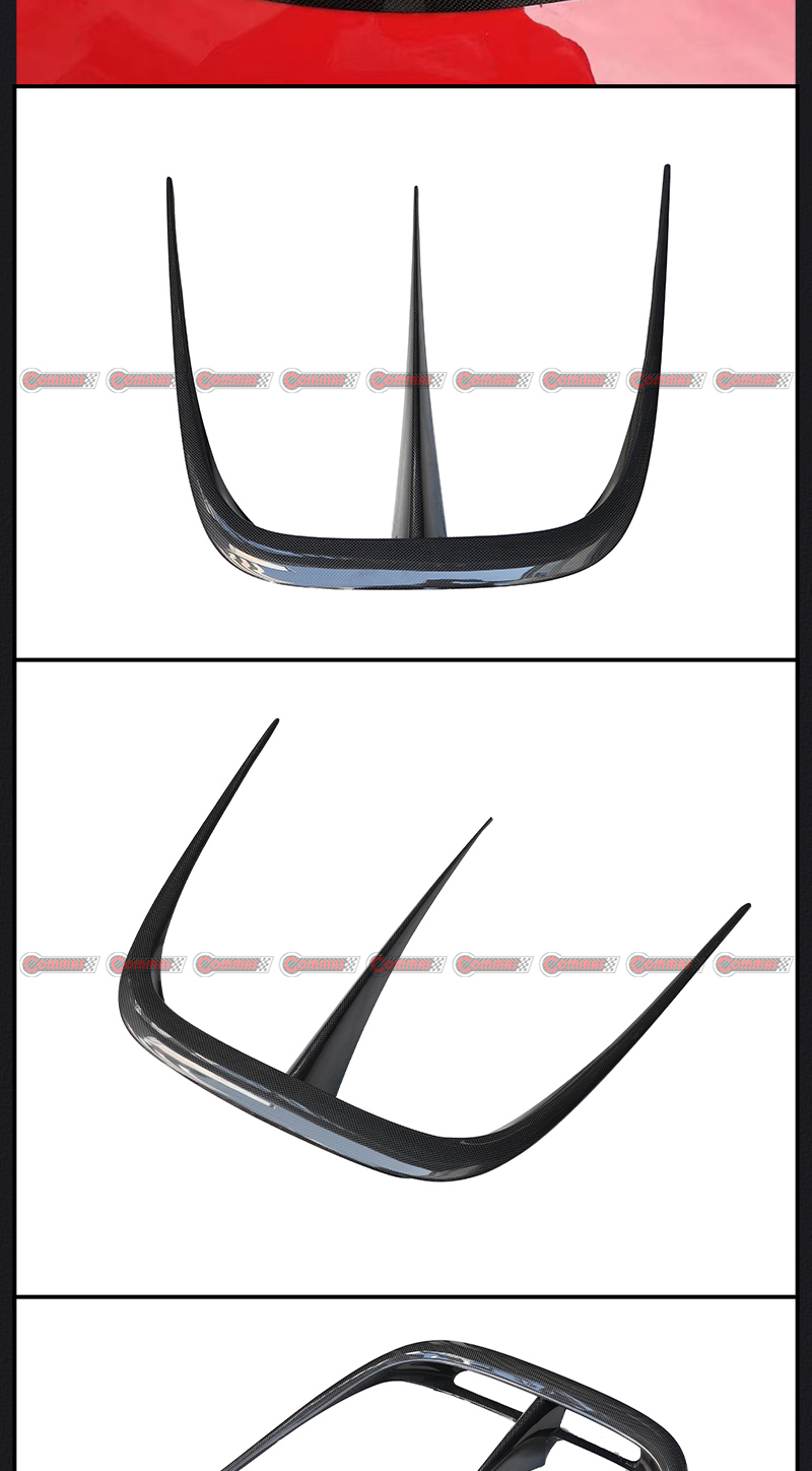 Finiture copertura motore F8 Mansory