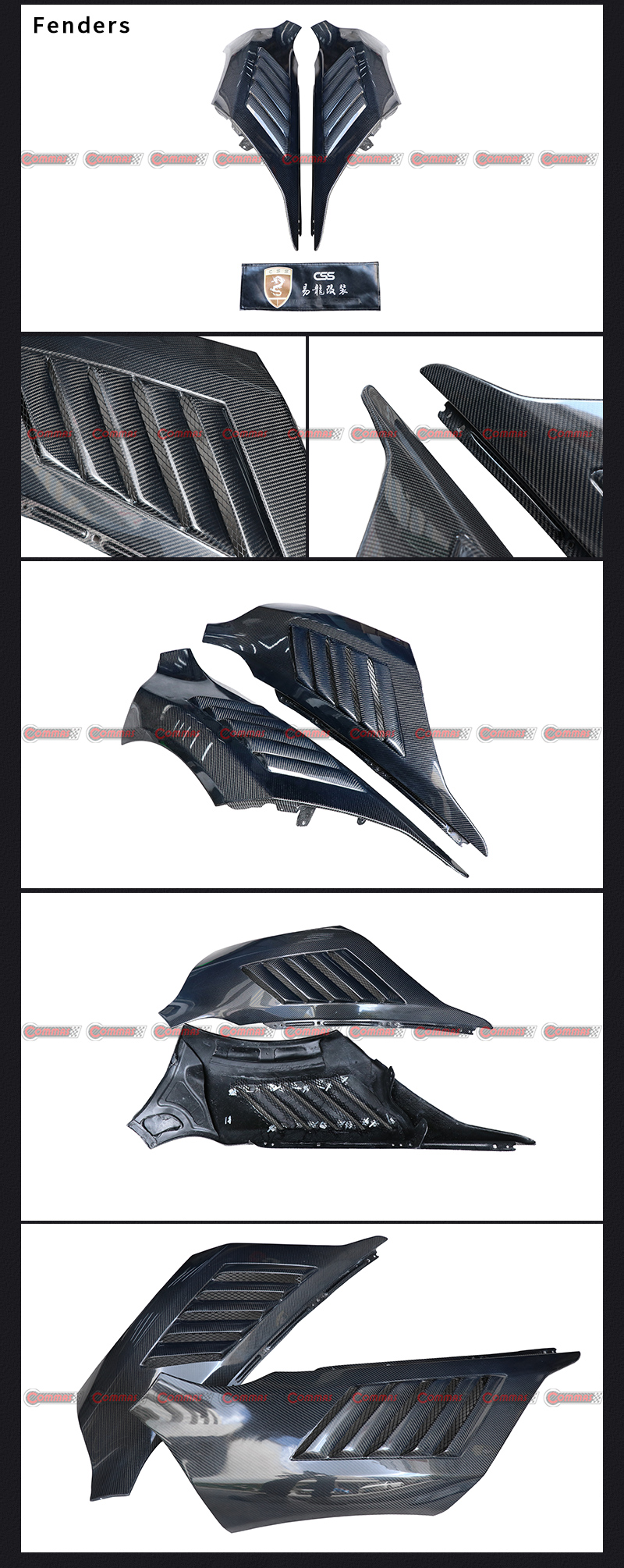 Parafanghi mclaren mp4 12c stile gt3