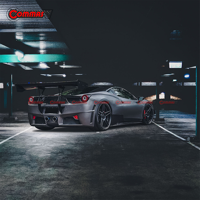 Spoiler posteriore in fibra di carbonio stile SVR per Ferrari 458