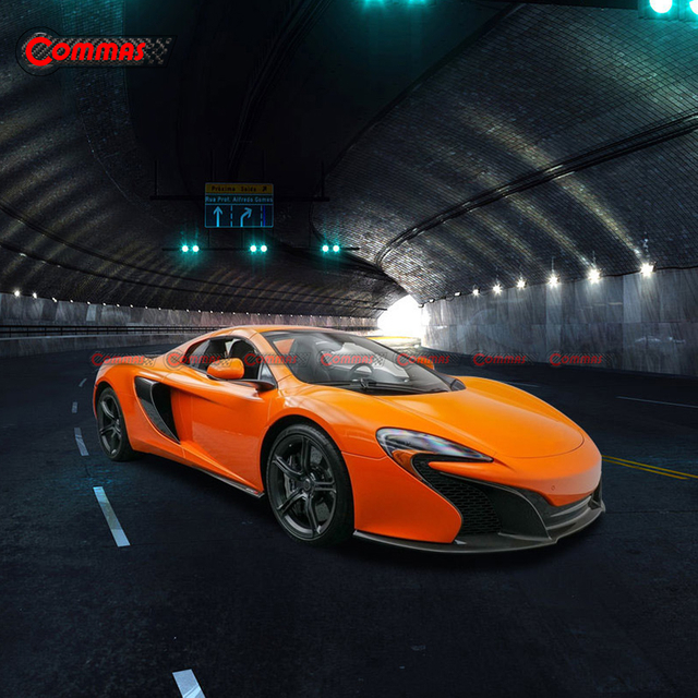 Gonna laterale in fibra di carbonio stile OEM per Mclaren 650S