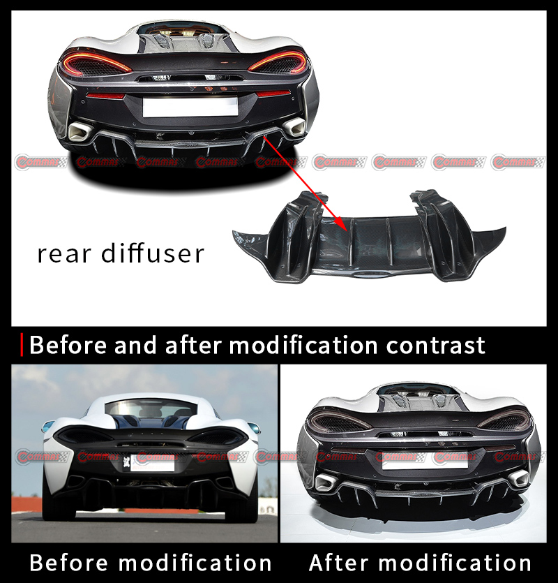 diffusore posteriore novitec mclaren 540s