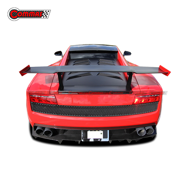 Ala spoiler posteriore in fibra di carbonio stile RZ per Lambroghini Gallardo LP540 LP550 LP560