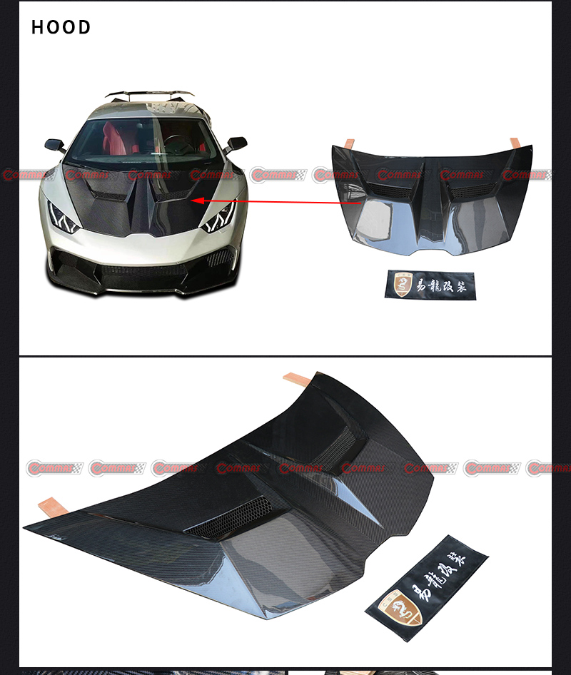 cofano motore lambroghini huracan vorsteiner