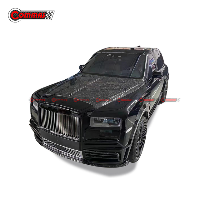 Copertura del cofano motore in fibra di carbonio stile Mansory per Rolls Royce Cullinan