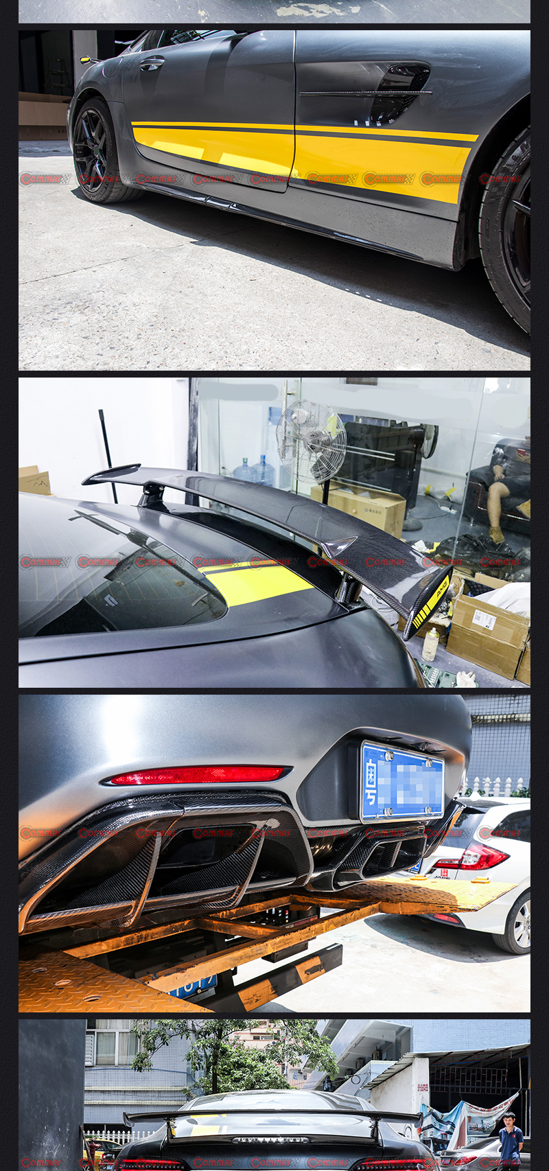 bodykit stile gtr per amg gt