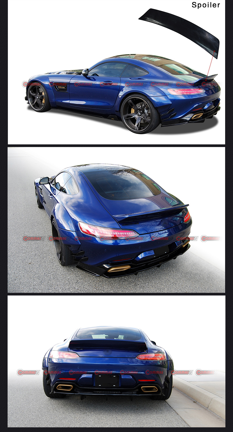 spoiler posteriore stile pd mercedes benz amg gt