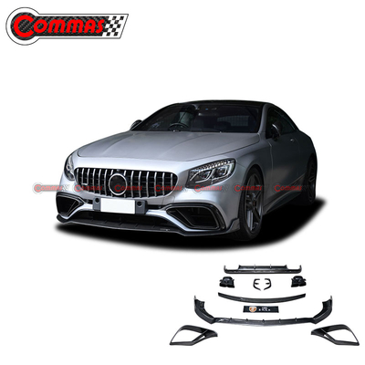 Kit corpo in fibra di carbonio stile Brabus per Mercedes Benz Classe S C217