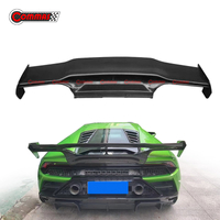 Aggiornamento all'ala spoiler posteriore in fibra di carbonio stile Vorsteiner per Lamborghini Huracan Evo Lp610