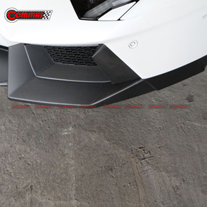 Alette splitter per labbro anteriore in fibra di carbonio stile Oem per Lamborghini Aventador Lp700 