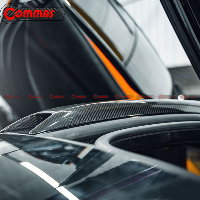 Presa d'aria per tetto auto in fibra di carbonio stile Novitec per Mclaren 720S Coupé