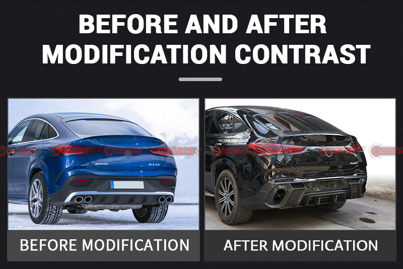 diffusore posteriore mercedes benz gle larte