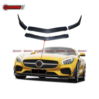 Splitter per labbro anteriore in fibra di carbonio stile Revozport per Mercedes Benz AMG GT GTS