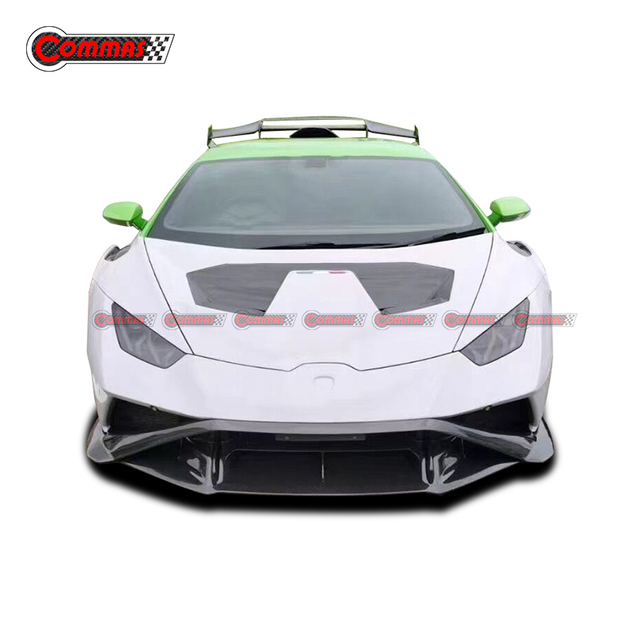 Kit corpo in fibra di carbonio a metà stile STO per Lamborghini Huracan Lp610 Lp580 