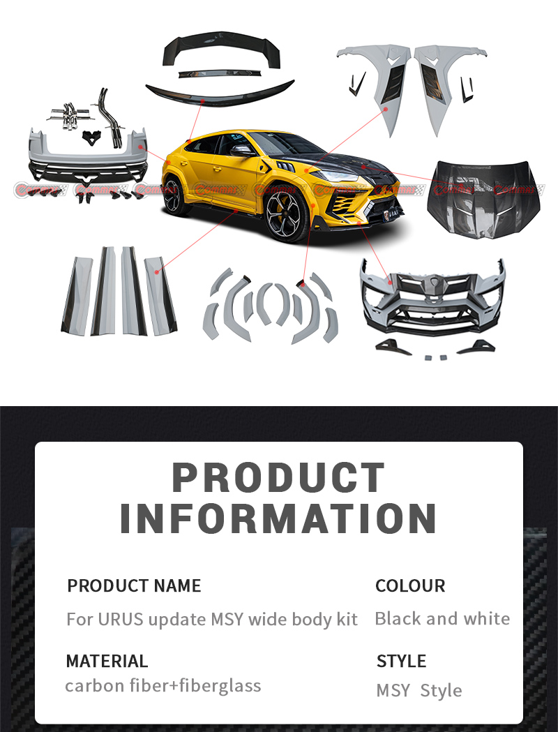 Kit carrozzeria in fibra di carbonio Lamborghini URUS