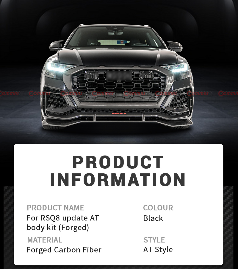 Kit corpo in fibra di carbonio forgiato Audi RSQ8