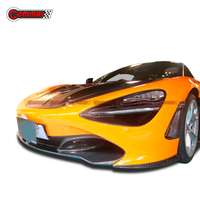 Canard splitter per paraurti anteriore in fibra di carbonio stile OEM per Mclaren 720S