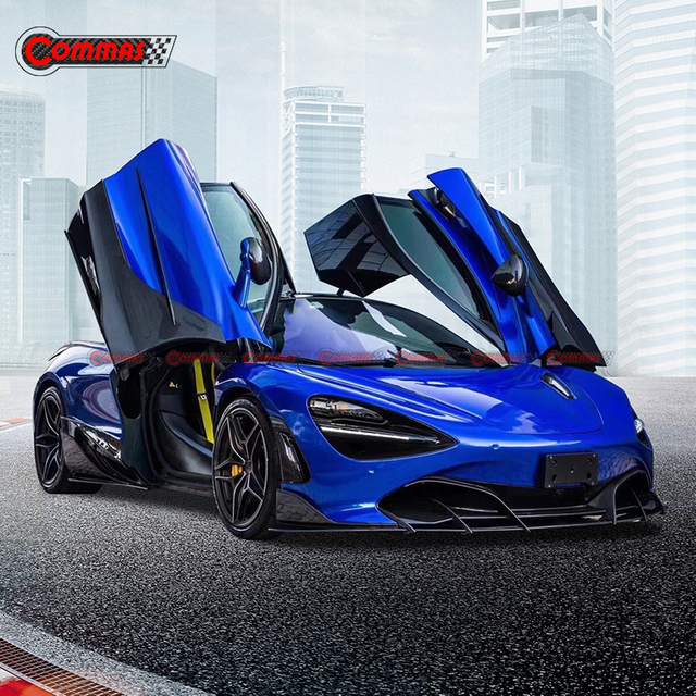Minigonne laterali Topcar in fibra di carbonio 3k Twill Weave per Mclaren 720S