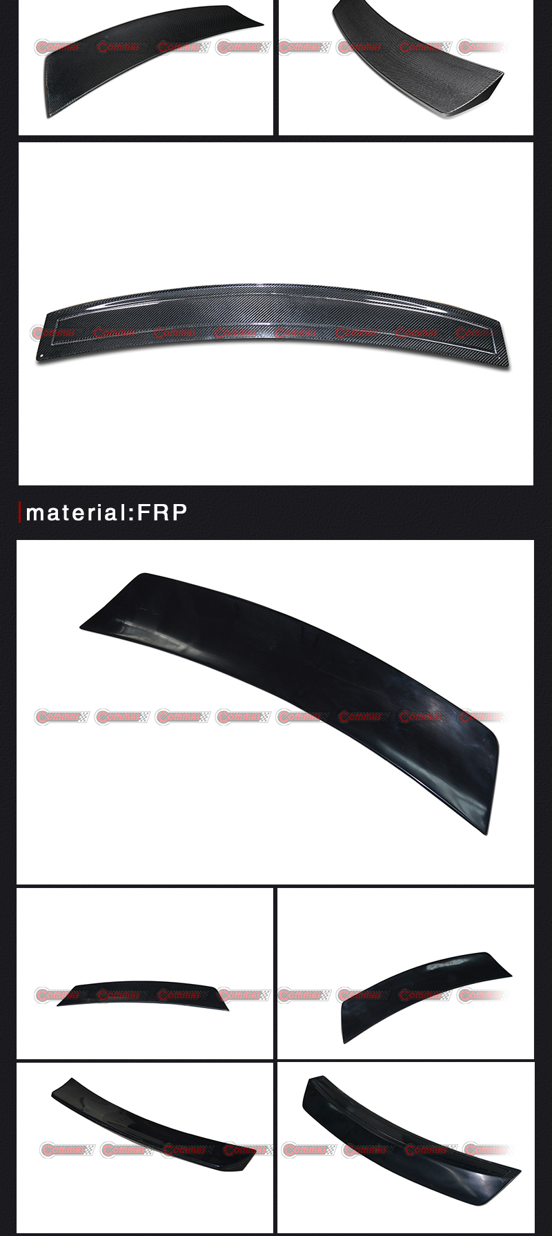 spoiler posteriore stile pd mercedes benz amg gt