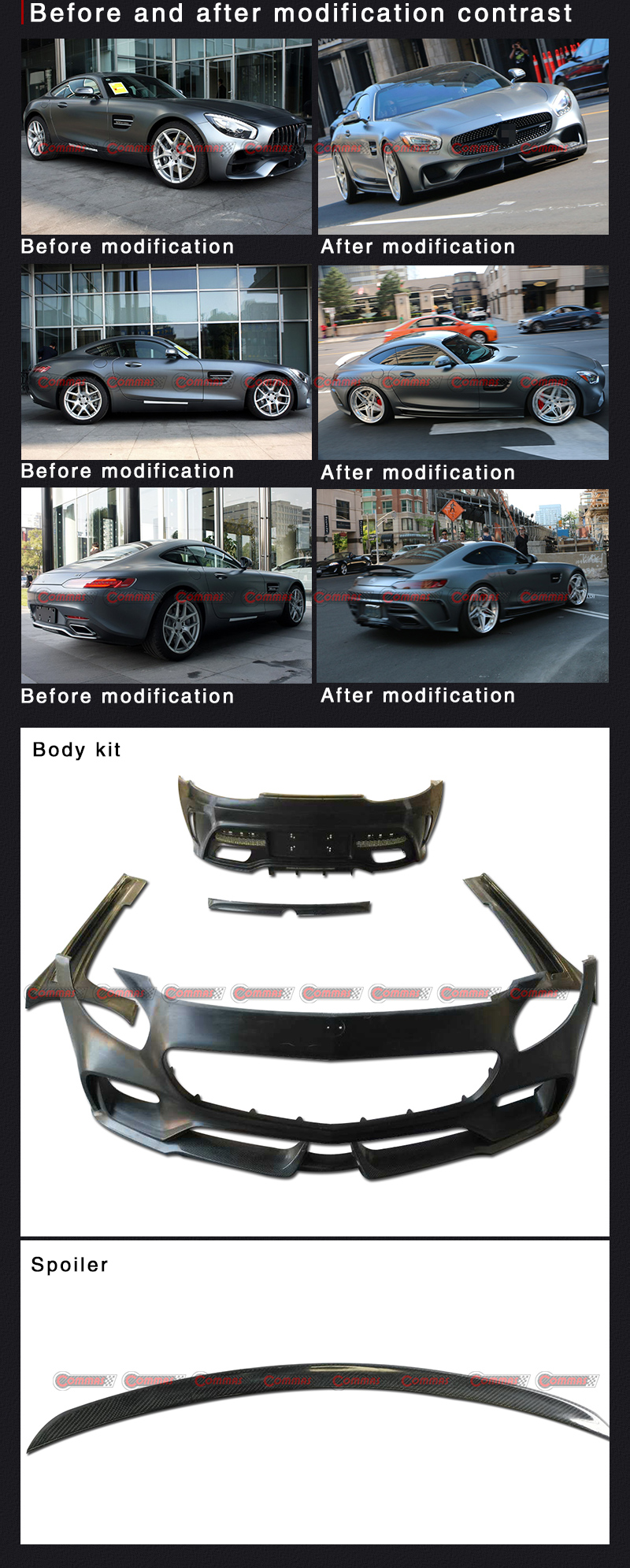 kit carrozzeria stile wald mercedes benz amg gt gts