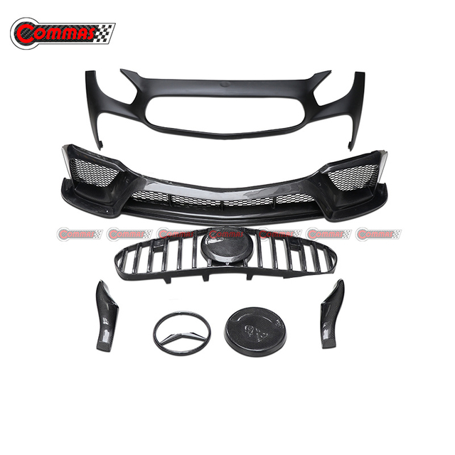 Paraurti anteriore in fibra di carbonio stile IPM per Mercedes Benz AMG GT GTS