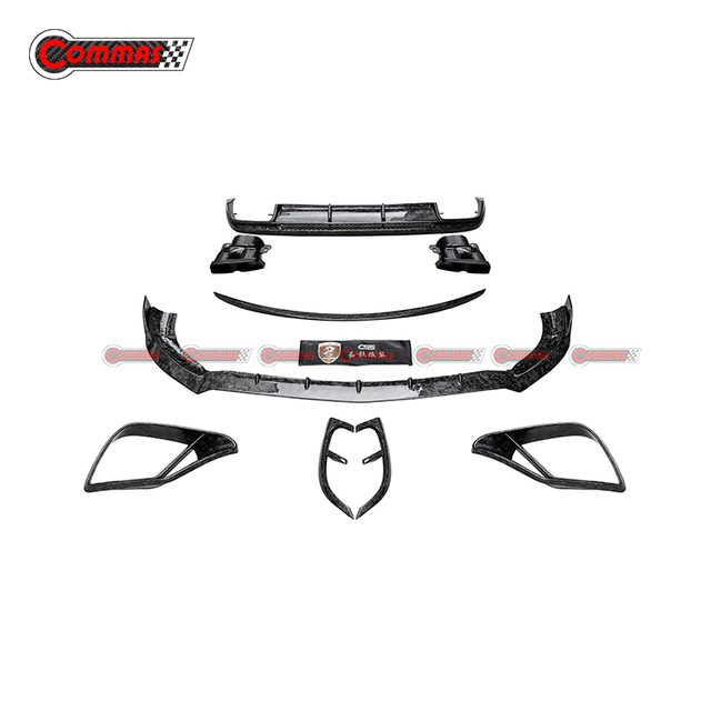 Kit corpo in fibra di carbonio forgiato stile Brabus per Mercedes Benz C217