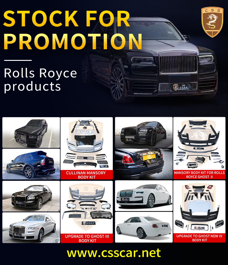 kit carrozzeria in fibra di carbonio serie rolls royce