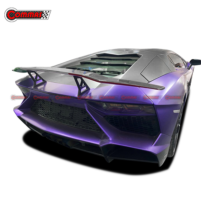Spoiler per alettone posteriore in fibra di carbonio stile Mansory per Lamborghini Aventador Lp700