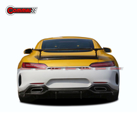 Diffusore a labbro per paraurti posteriore in fibra di carbonio stile IMP per Mercedes Benz AMG GT GTS GTR