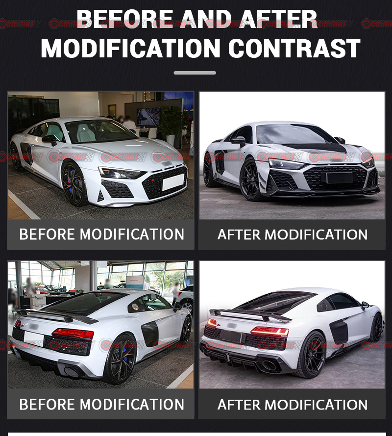 Kit carrozzeria in fibra di carbonio Audi R8