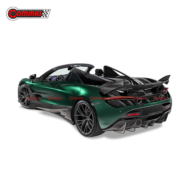 Coperchio griglia presa d'aria posteriore in fibra di carbonio stile Topcar per Mclaren 720S