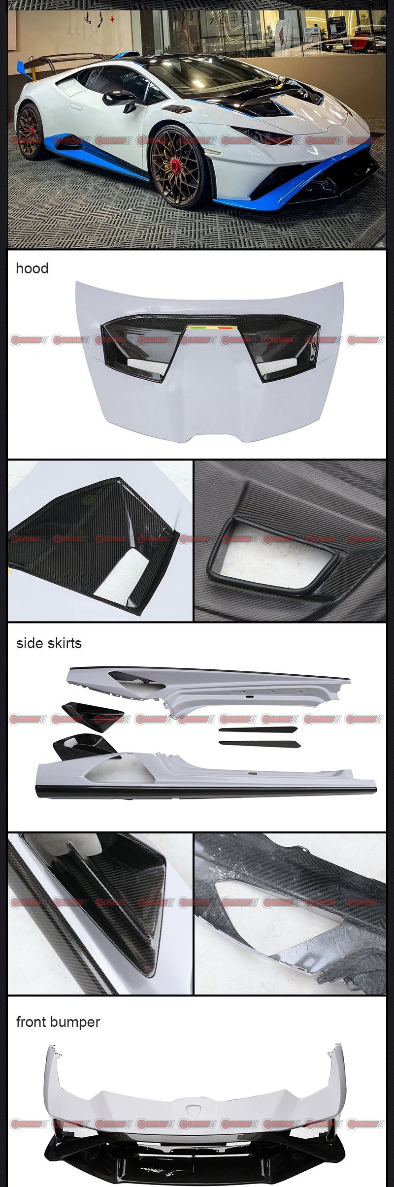 kit carrozzeria sto lambroghini huracan