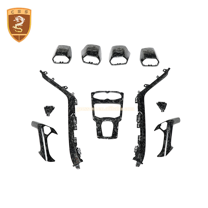 Per set di interni per auto Lamborghini Huracan LP610 in fibra di carbonio a secco