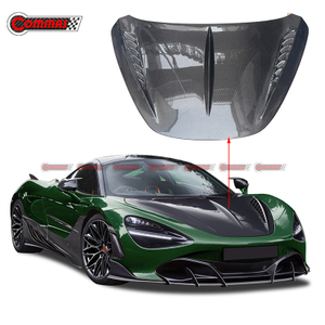 Copertura motore Topcar in fibra di carbonio per Mclaren 720S