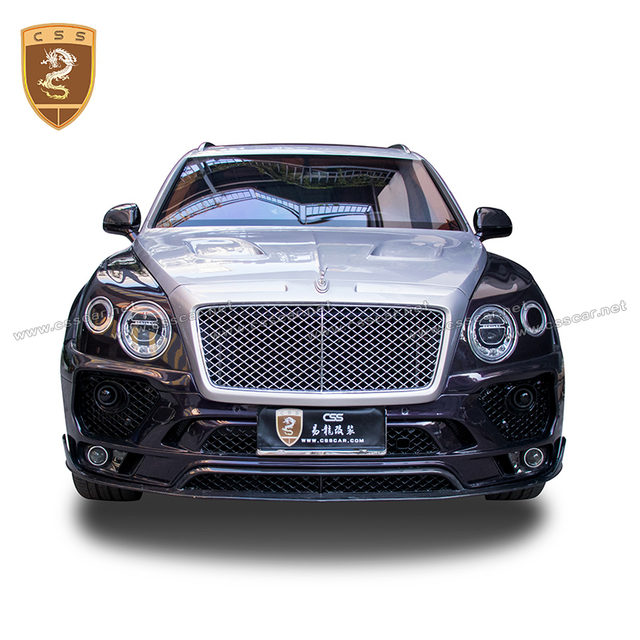 Kit corpo copertura motore minigonne laterali paraurti anteriore stile Mansory per Bently Bentayga