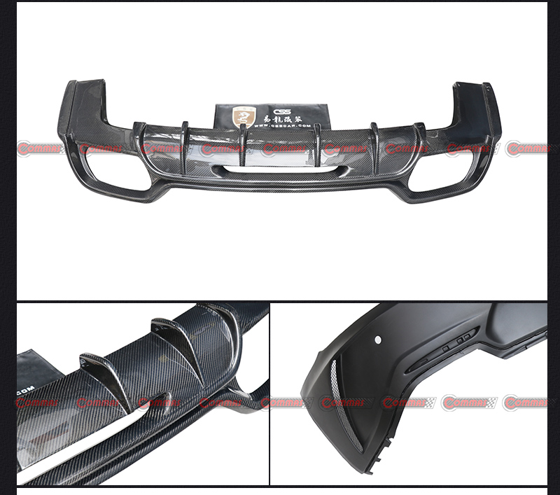 Diffusore posteriore stile pd mercedes benz amg gt