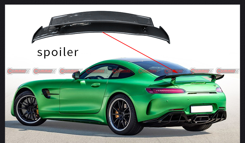 spoiler posteriore stile gtr mercedes benz amg gt