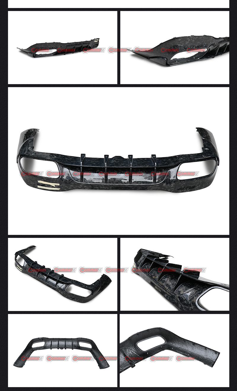 Diffusore posteriore mt style mercedes benz amg gt