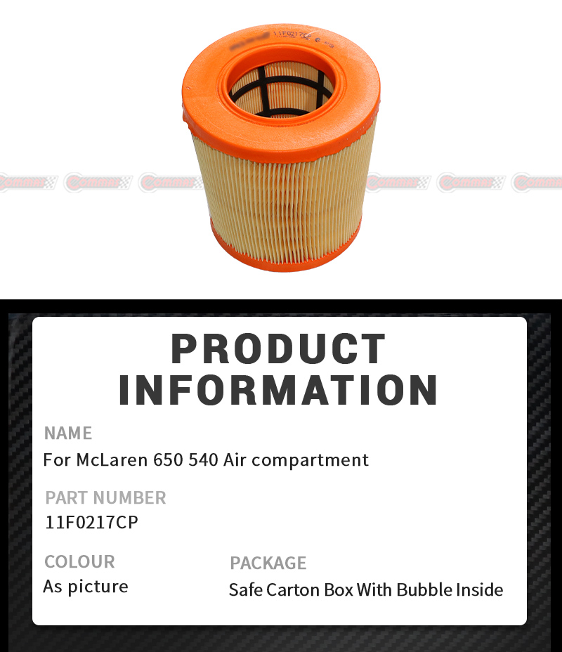 Nuovo vano aria OEM Mclaren 650S 540C