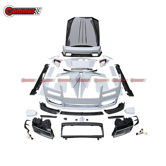 Rolls Royce Ghost dal vecchio al nuovo kit corpo stile Mansory di 4 generazione