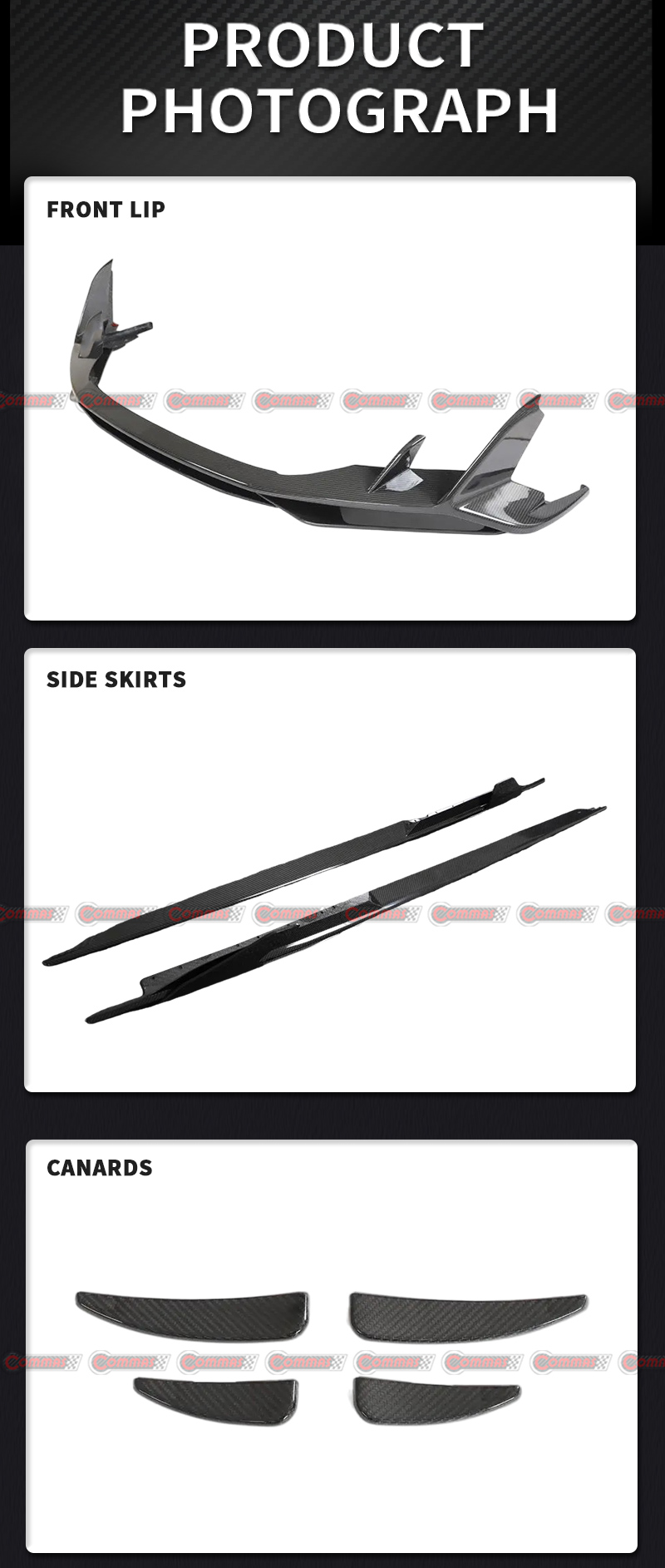 Kit carrozzeria in fibra di carbonio Audi R8