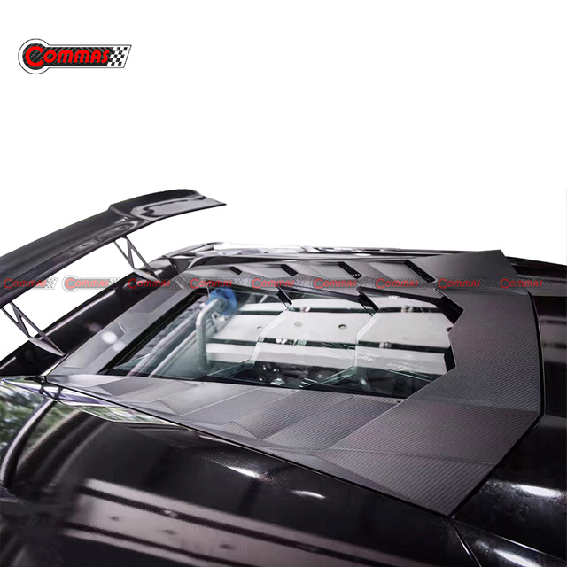 Copertura del cofano motore del bagagliaio posteriore in fibra di carbonio stile Mansory per Lambroghini Huracan LP610
